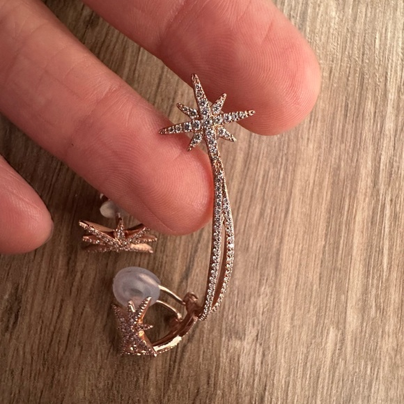 APM Asymmetric Double Météorites Earring - Picture 2 of 8